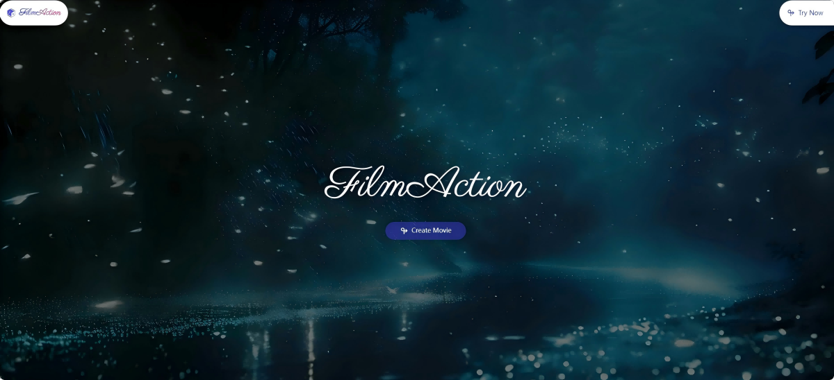 FilmAction – An AI-powered film creation platform offering end-to-end solutions from story conceptualization to video generation