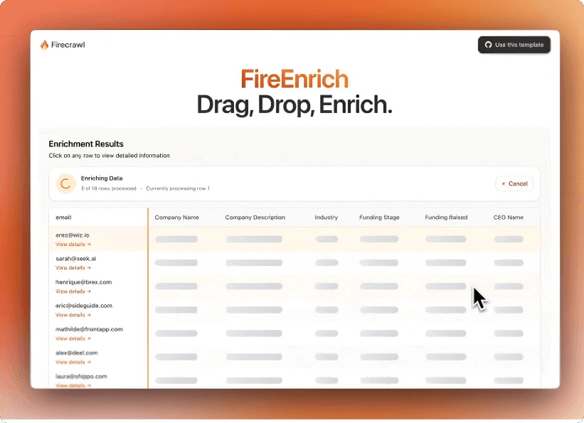 Fire Enrich:AI Tools for Marketing Teams