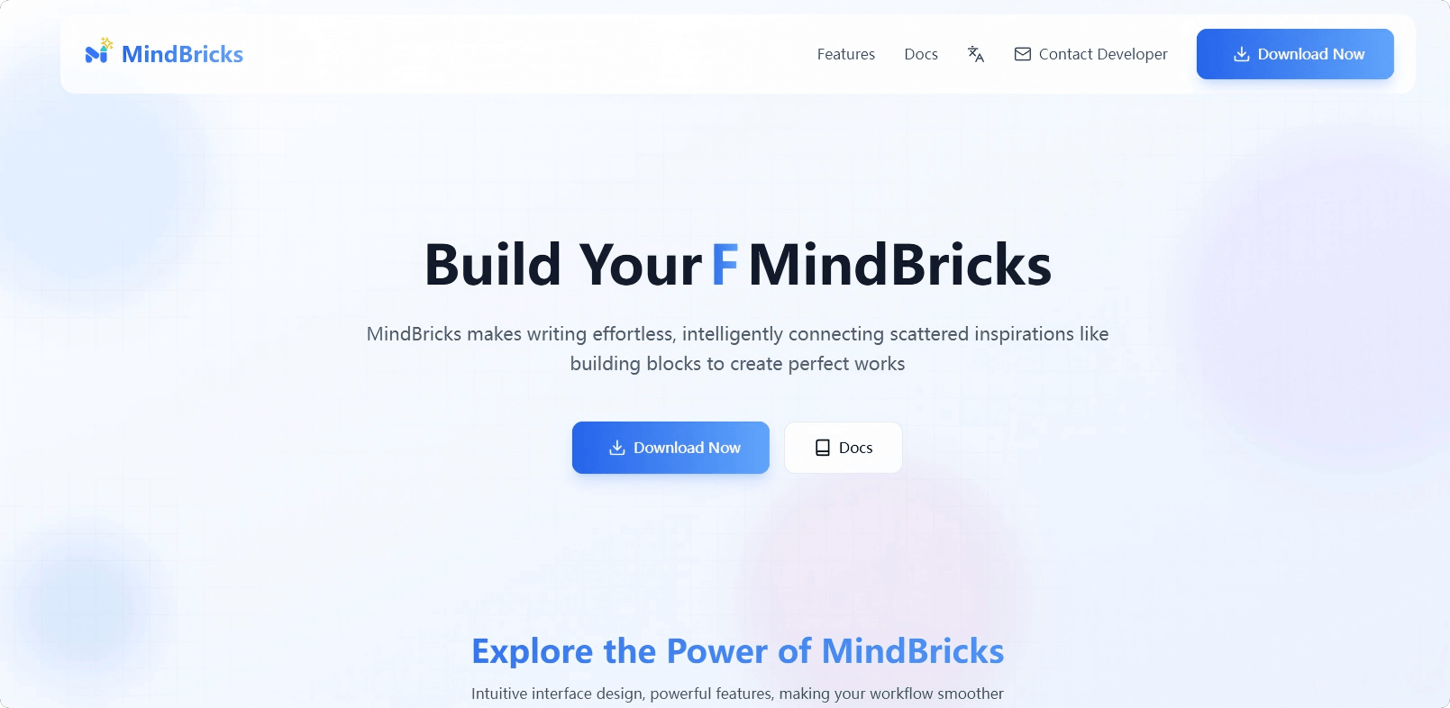 MindBricks – An AI-powered local writing tool that automatically checks for logical and grammatical issues in text