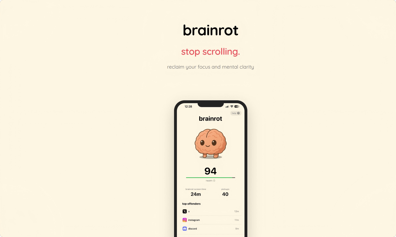 Brainrot: Your Digital Health and Focus Guardian