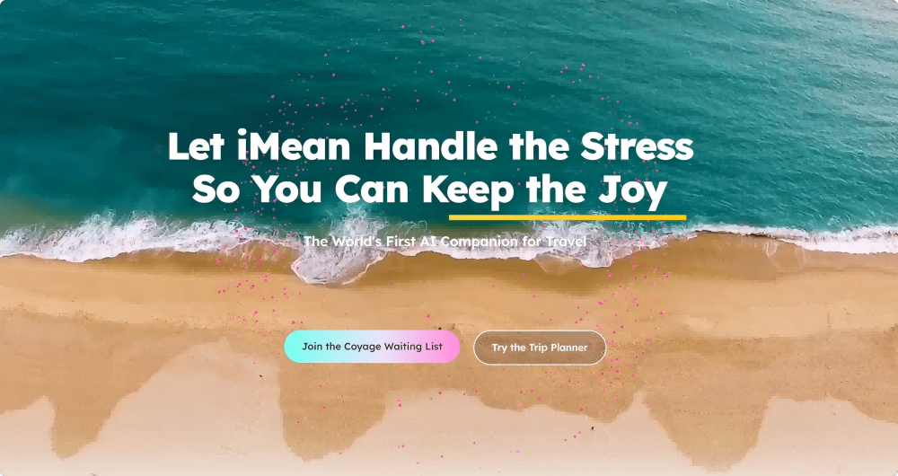 iMeanAI Coyage – An AI Travel WebAgent Developed by the Zhejiang University Team