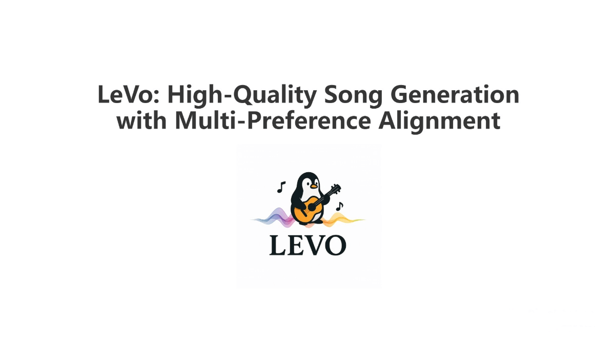 LeVo – An AI singing model developed by Tencent AI Lab