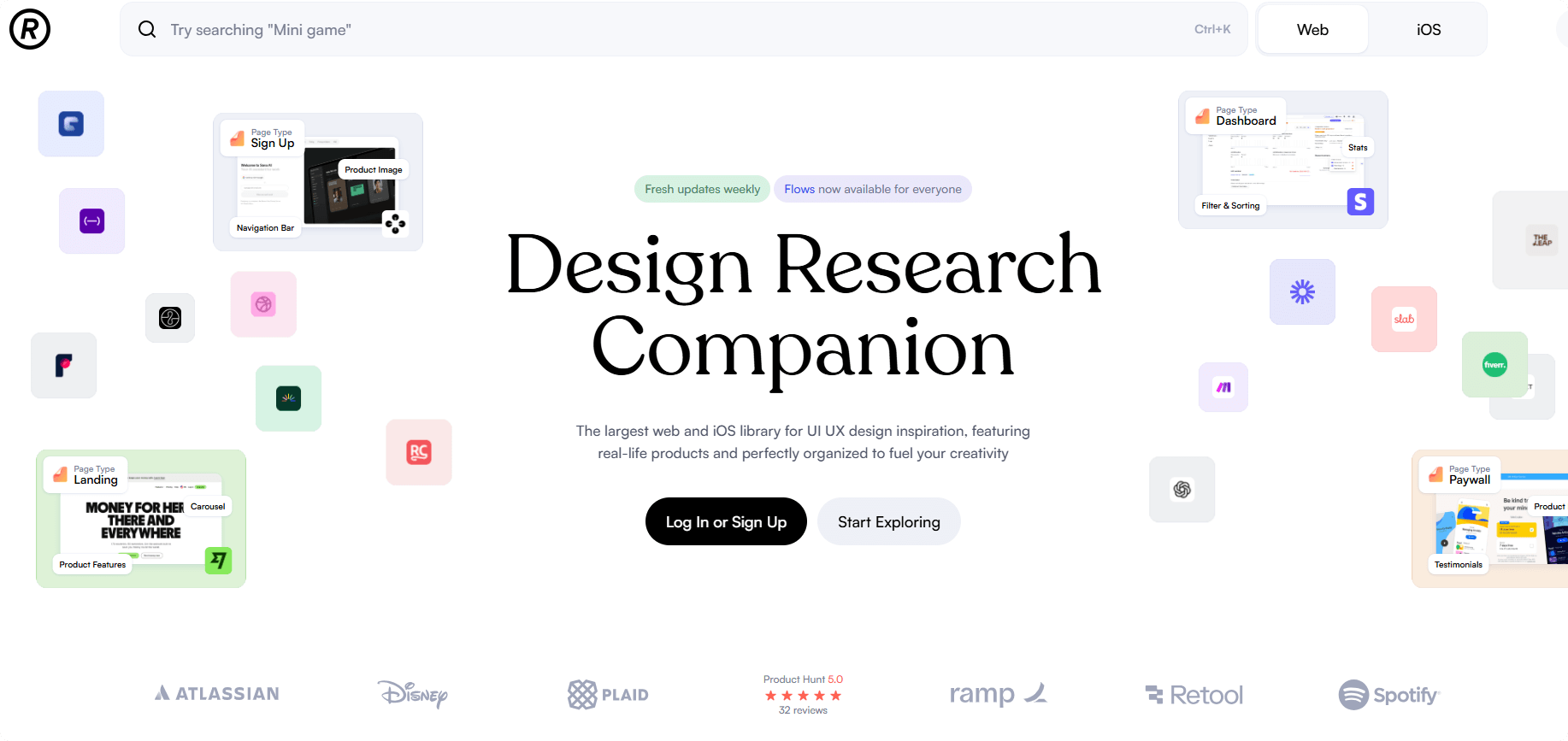 Refero: Your Personal UX Library of Real-World Interfaces