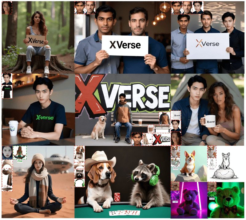 XVerse – A multi-subject controlled image generation model launched by ByteDance