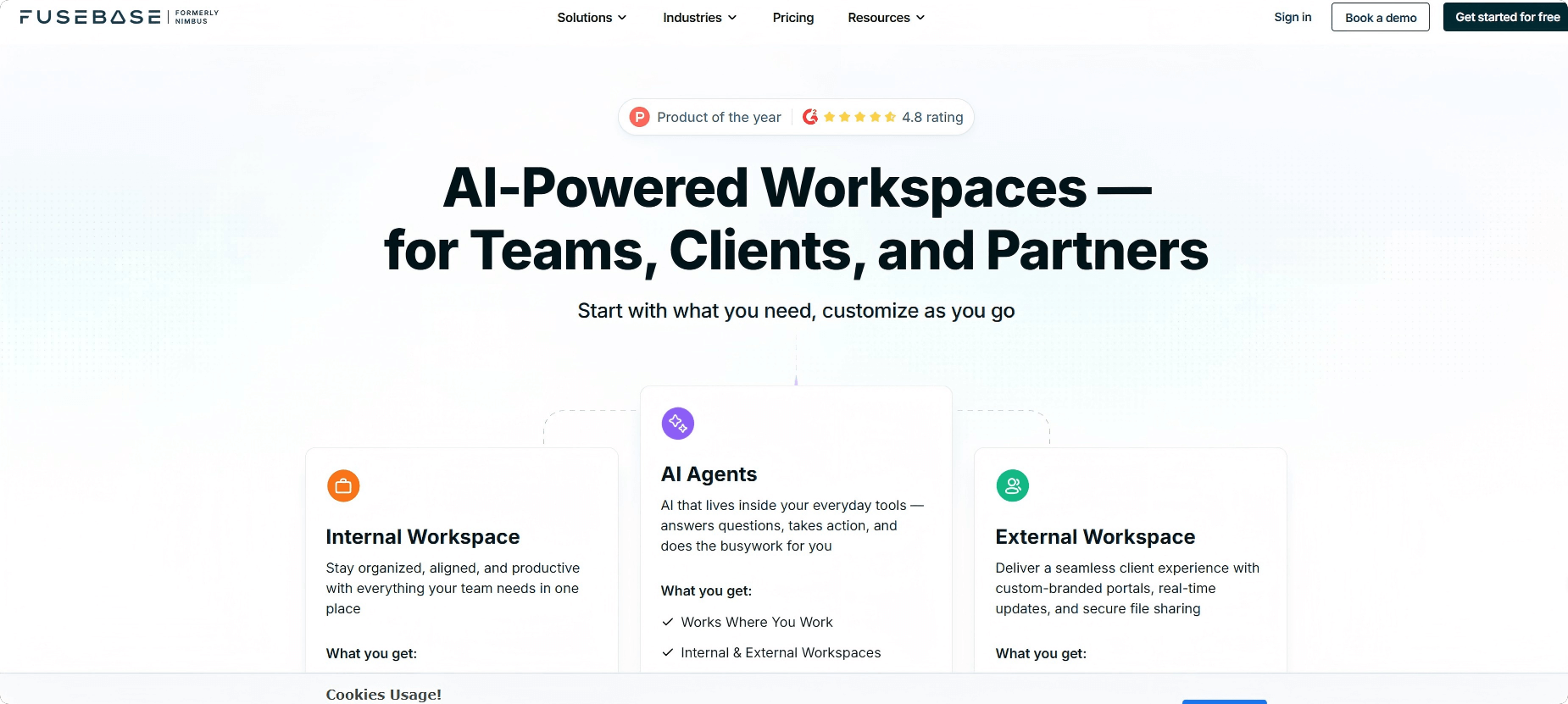 FuseBase: AI agents for smarter internal & external collaboration