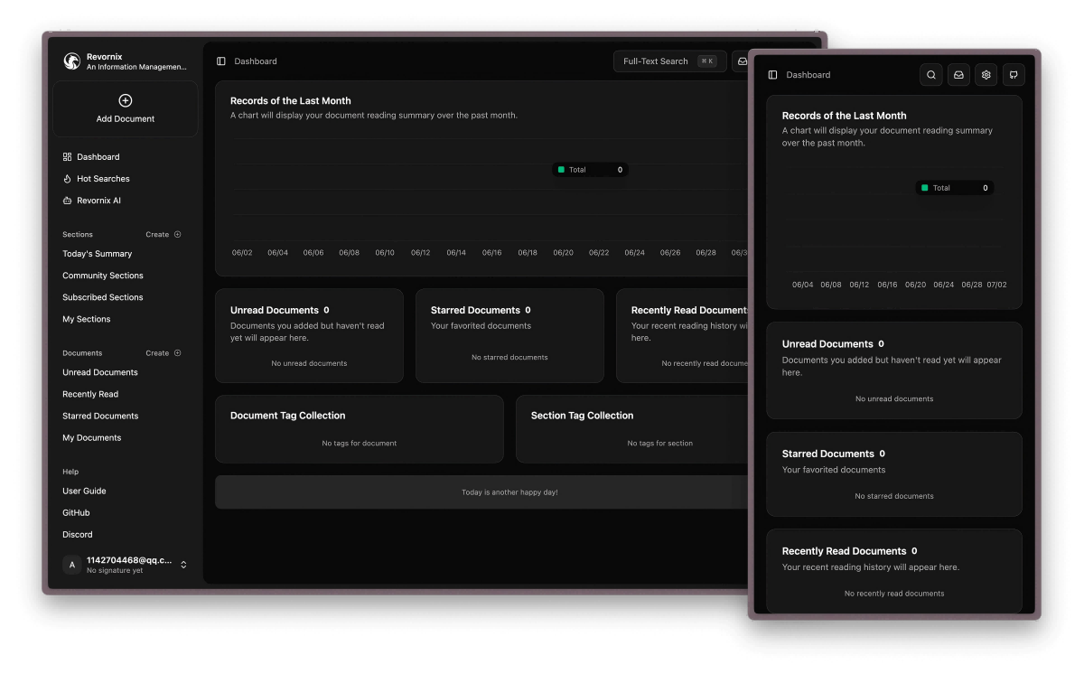 Revornix: Your Intelligent Information Manager in the AI Era