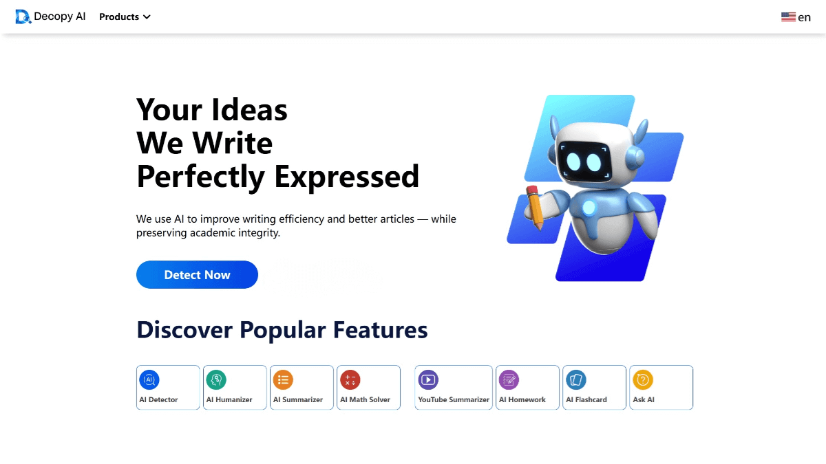 Decopy AI – A Free AI Content Detection Tool for Accurately Identifying AI-Generated Text