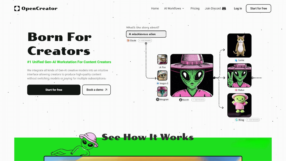 OpenCreator – An All-in-One AI Video Creation Canvas