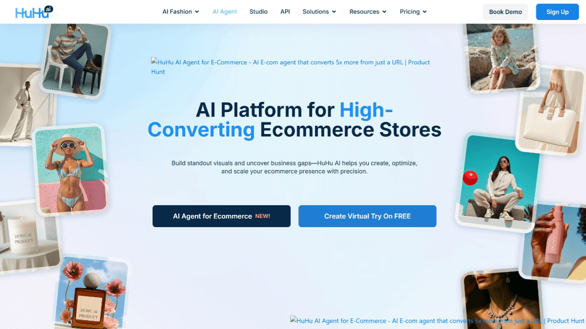 HuHu.ai – an AI model image generation platform that supports custom virtual models