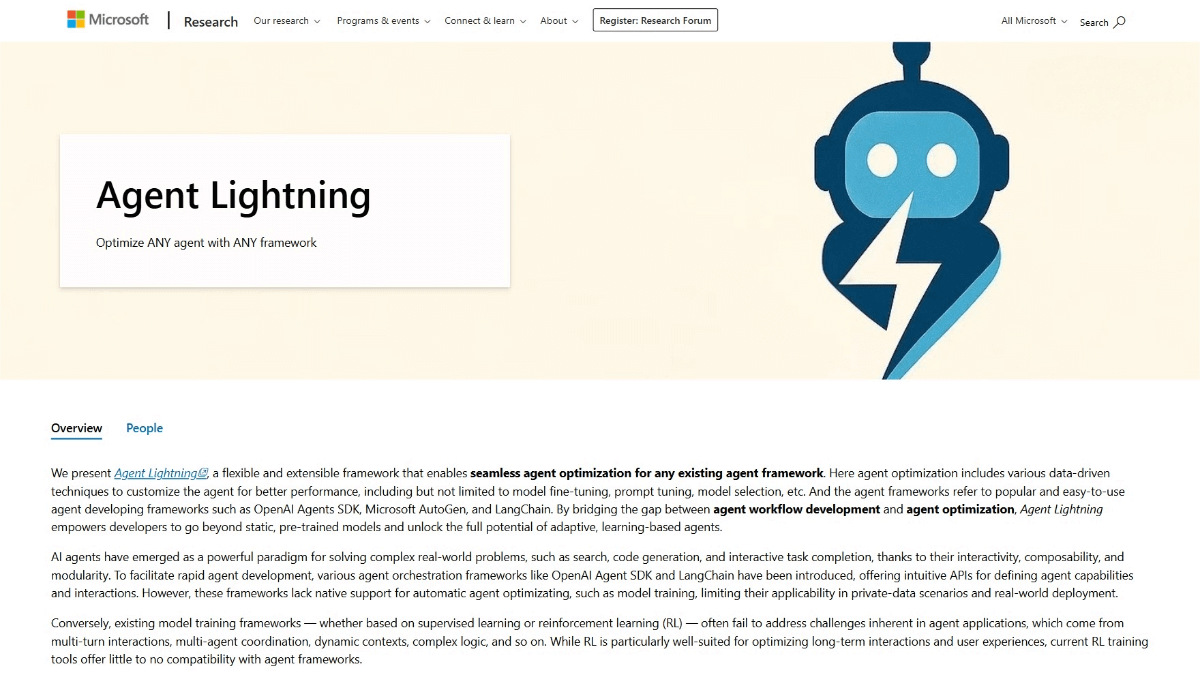 Agent Lightning – Microsoft’s Open-Source Framework for Training Agent Models