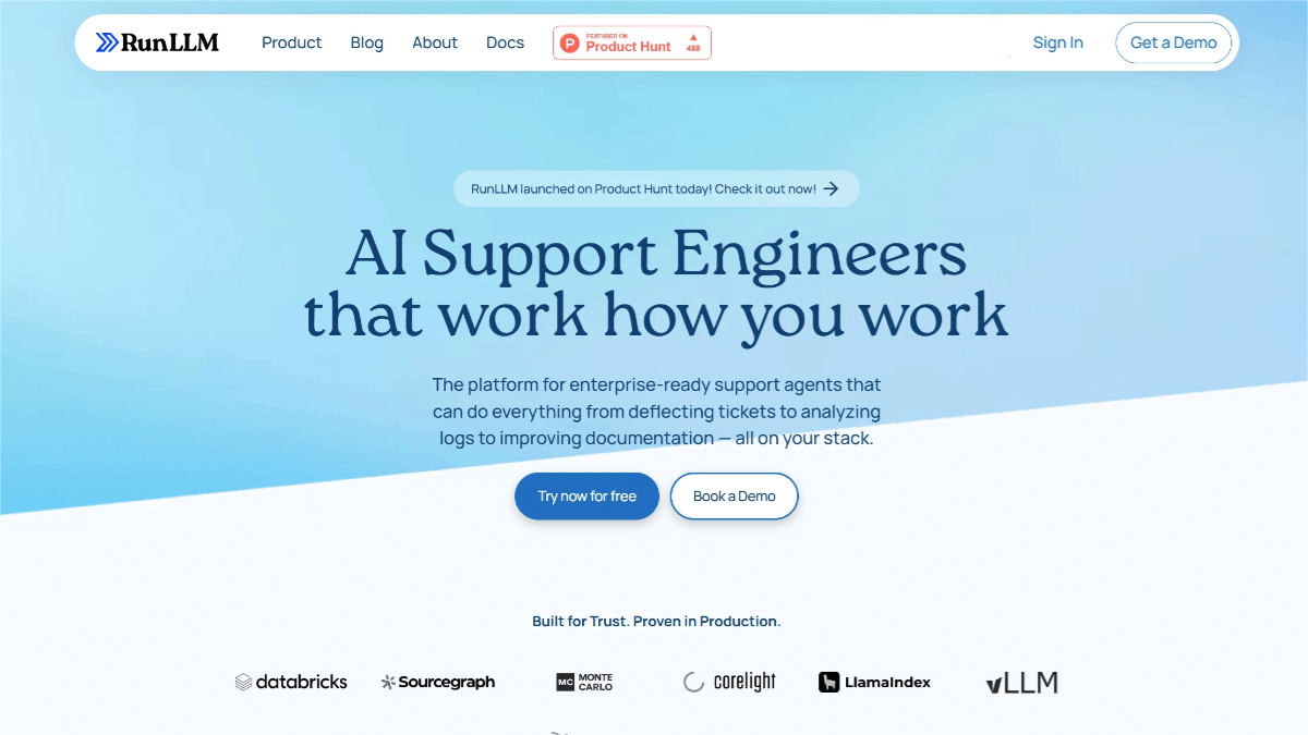 RunLLM – AI-powered Platform for Debugging and Code Generation