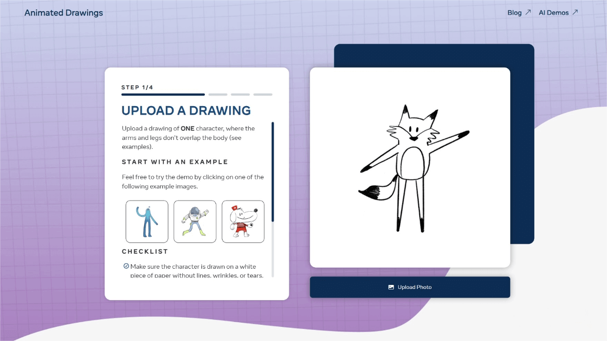 Animated Drawings – An AI-Powered Sketch-to-Animation Tool by Meta AI