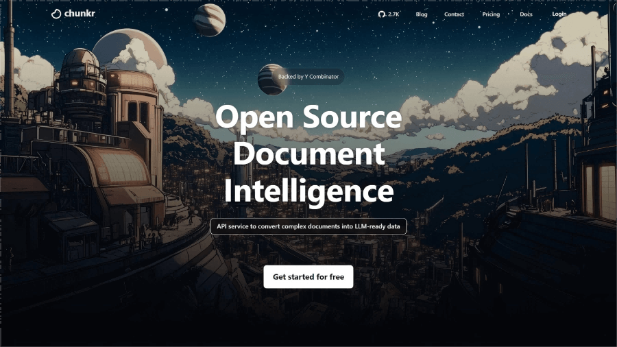Chunkr – An open-source document processing API developed by Lumina AI