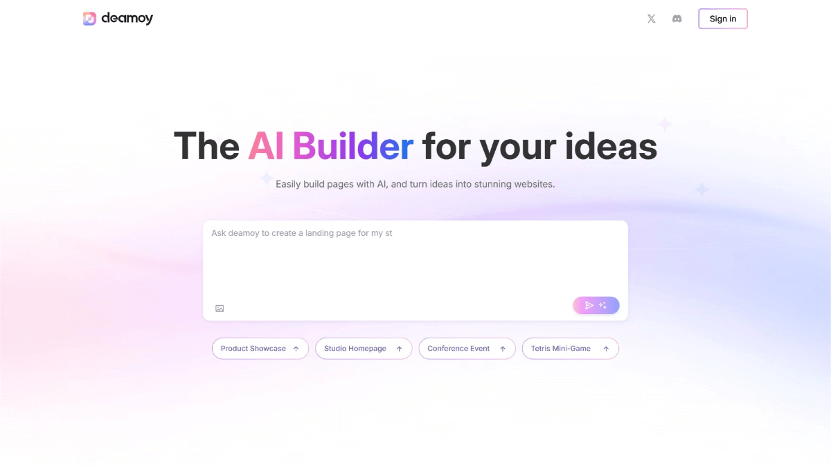Deamoy – AI Full-Stack Application Builder that Generates Complex Apps from Natural Language