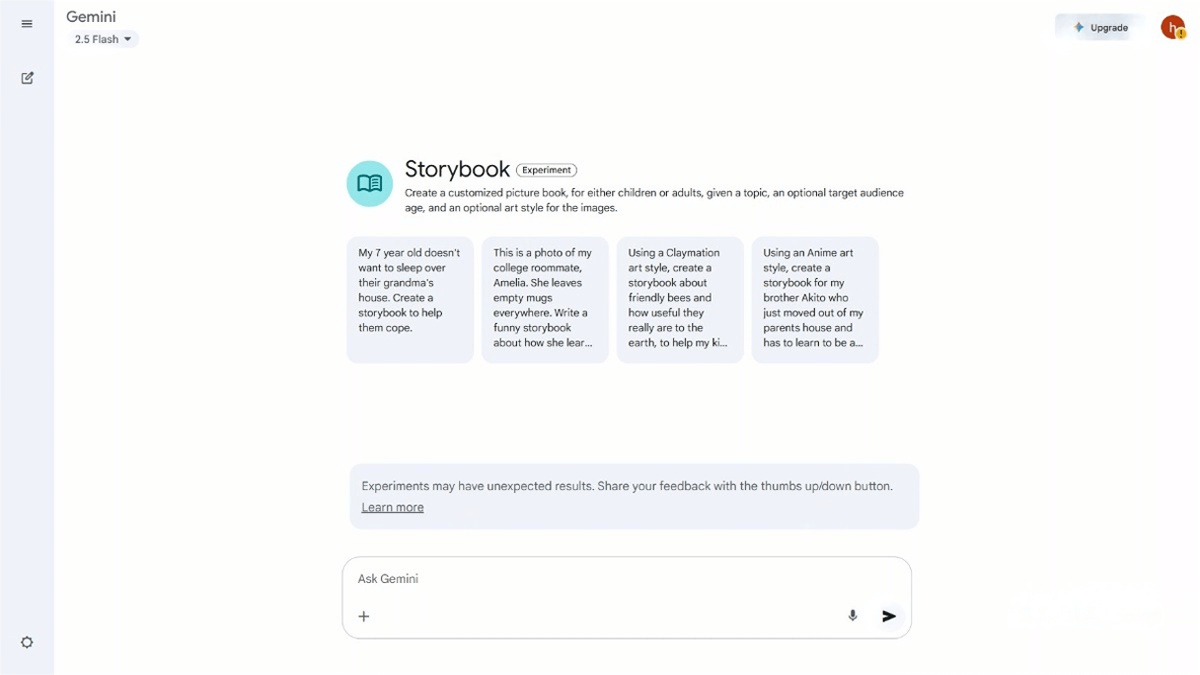 Storybook – Google’s AI-Powered Picture Book Generator