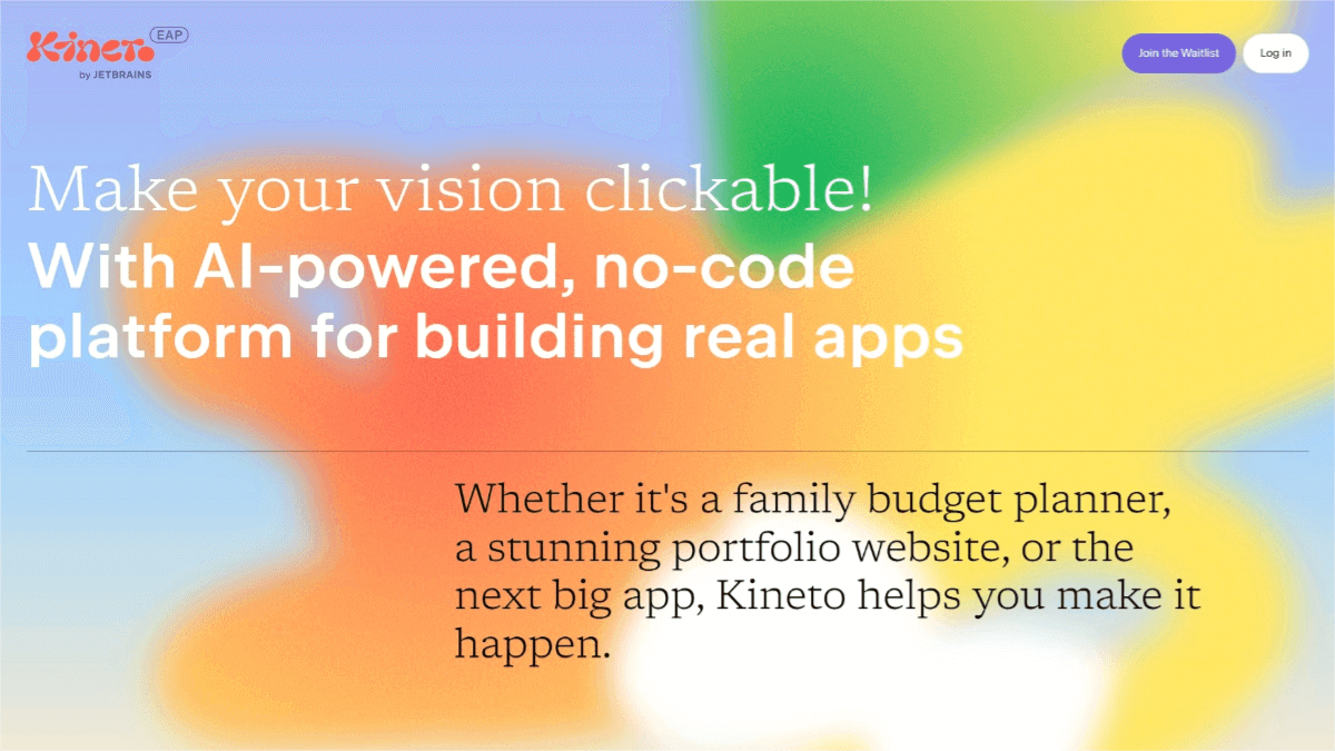 Kineto – A No-Code AI Application Development Platform by JetBrains