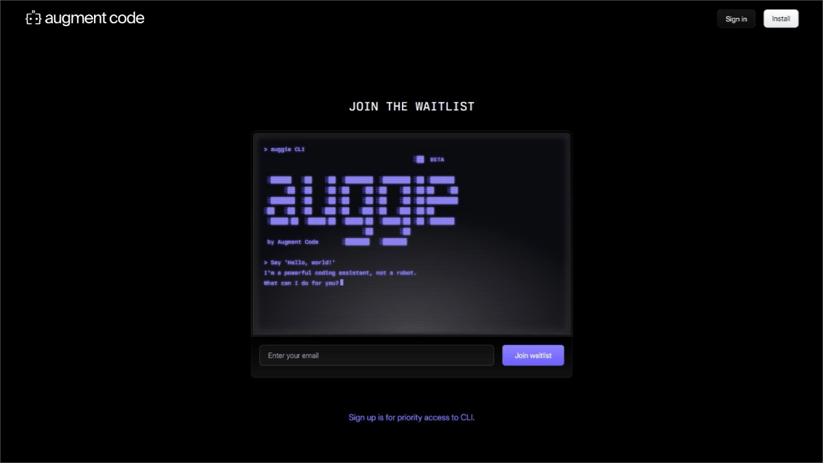 Auggie – AI Agent Command-Line Development Tool by Augment