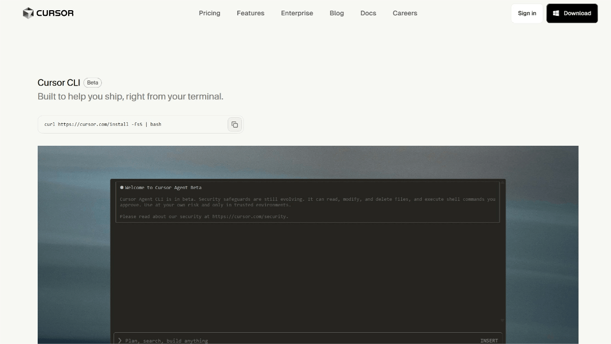 Cursor CLI – An AI-powered command-line tool launched by Cursor