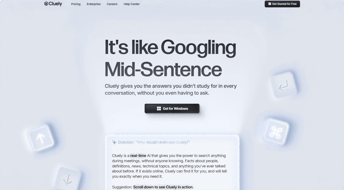 Cluely – AI Desktop Assistant Providing Real-Time Assistance via Transparent Window