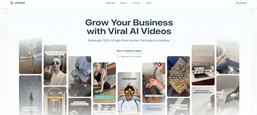 Vireel – AI Video Creation Platform for Producing Attention-Grabbing Short Videos