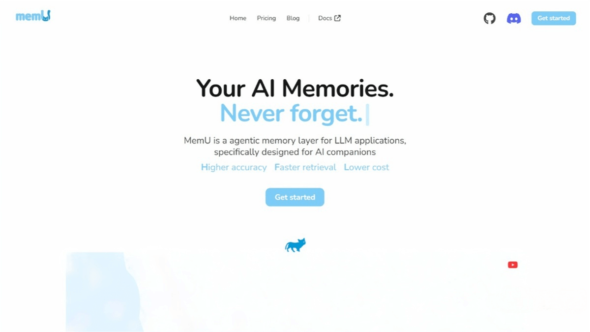 MemU – An open-source AI memory framework for AI-based emotional companionship