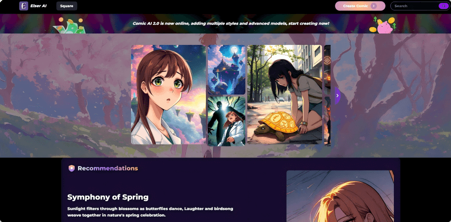 Elser AI – An AI-powered anime creation agent that supports long-form manga production