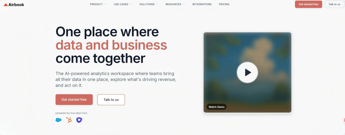 Airbook – an enterprise-level AI data analytics and intelligent BI platform
