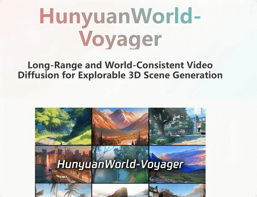 HunyuanWorld-Voyager – Tencent’s Ultra-Long-Range Roaming World Model