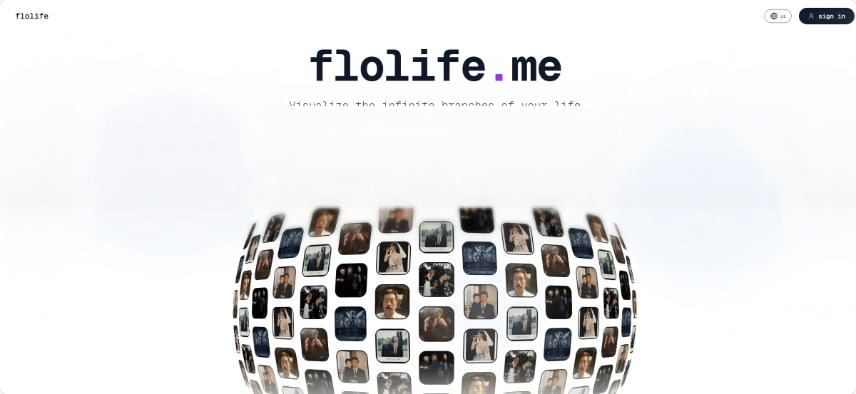 flolife.me – an AI life simulator developed by the Flowith team