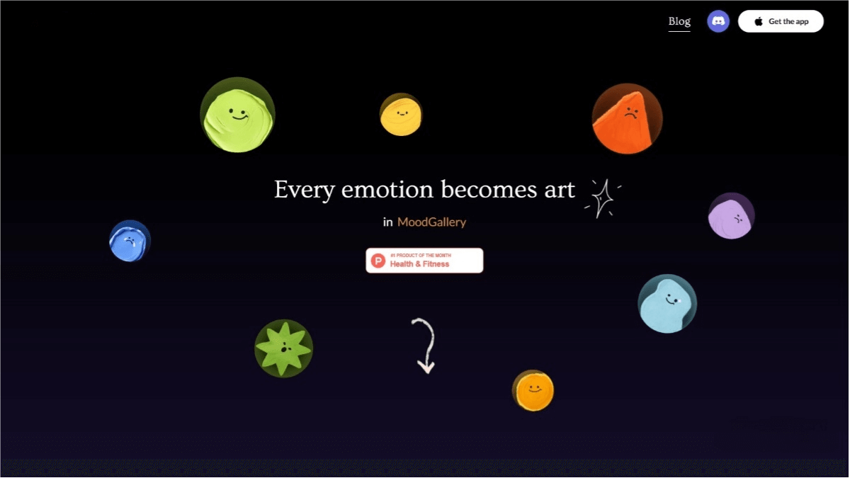 MoodGallery – an AI mood-tracking app that transforms recorded emotions into artistic paintings