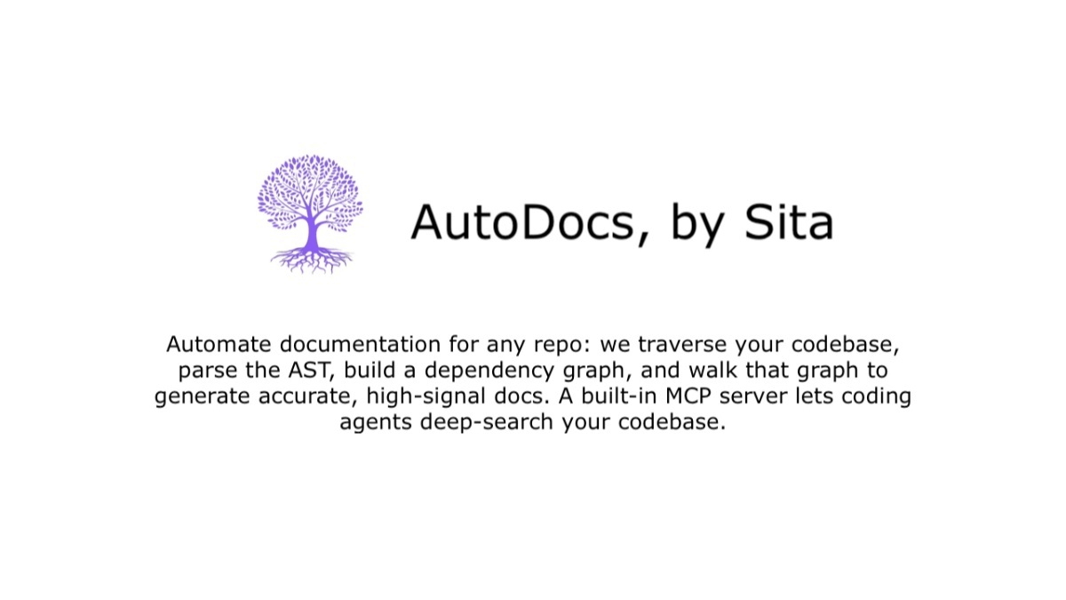 AutoDocs – An Open-Source Code Documentation Automation Tool with Built-In MCP Server