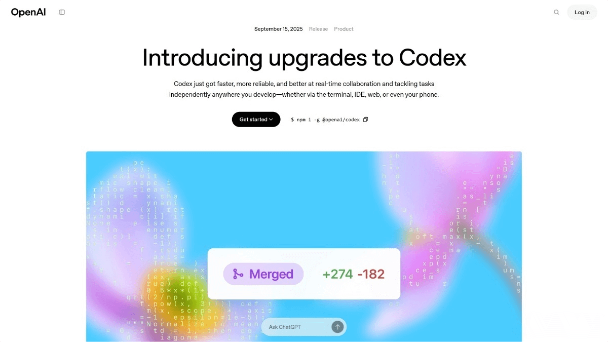 GPT-5-Codex – an agent-optimized programming model launched by OpenAI