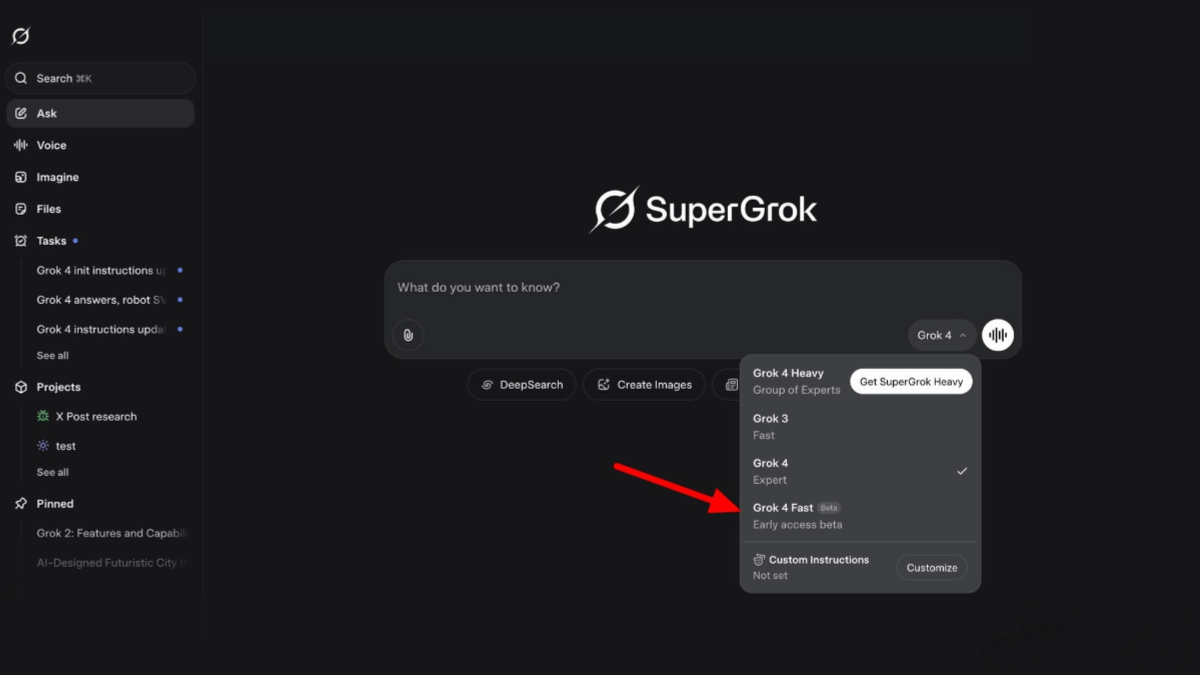 Grok 4 Fast – a fast version of the AI model launched by xAI