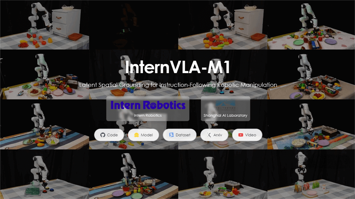 InternVLA·M1 – An embodied dual-system operational large model open-sourced by Shanghai AI Lab