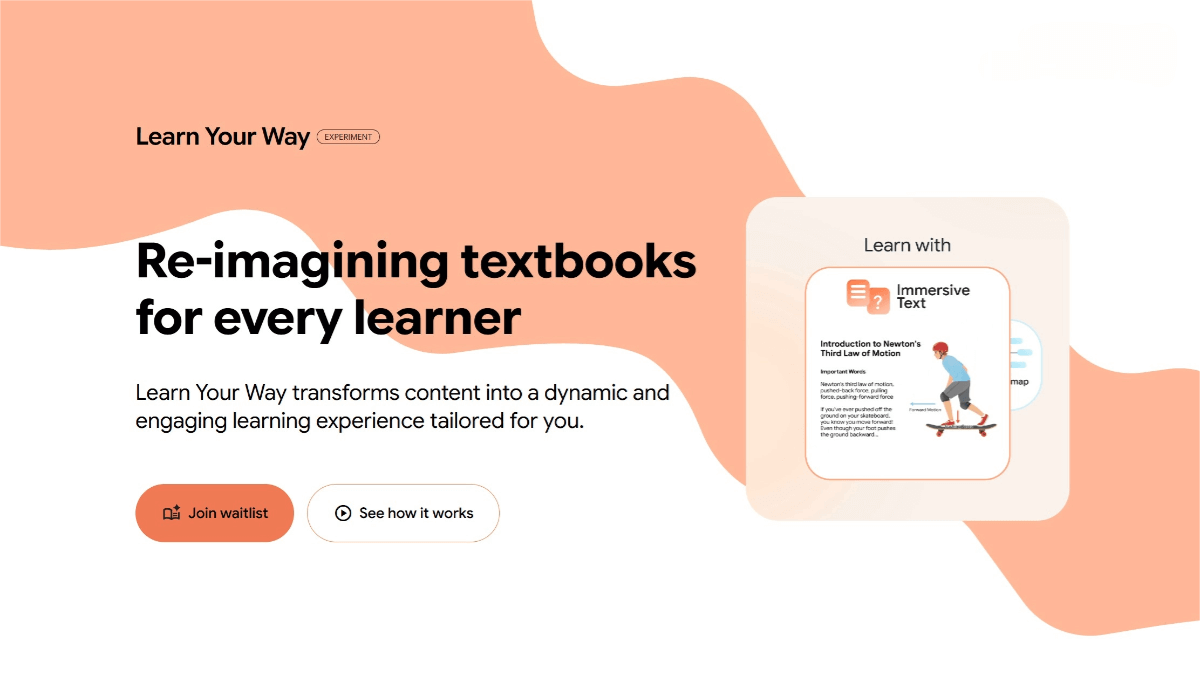 Learn Your Way – Google’s Experimental AI Learning Tool