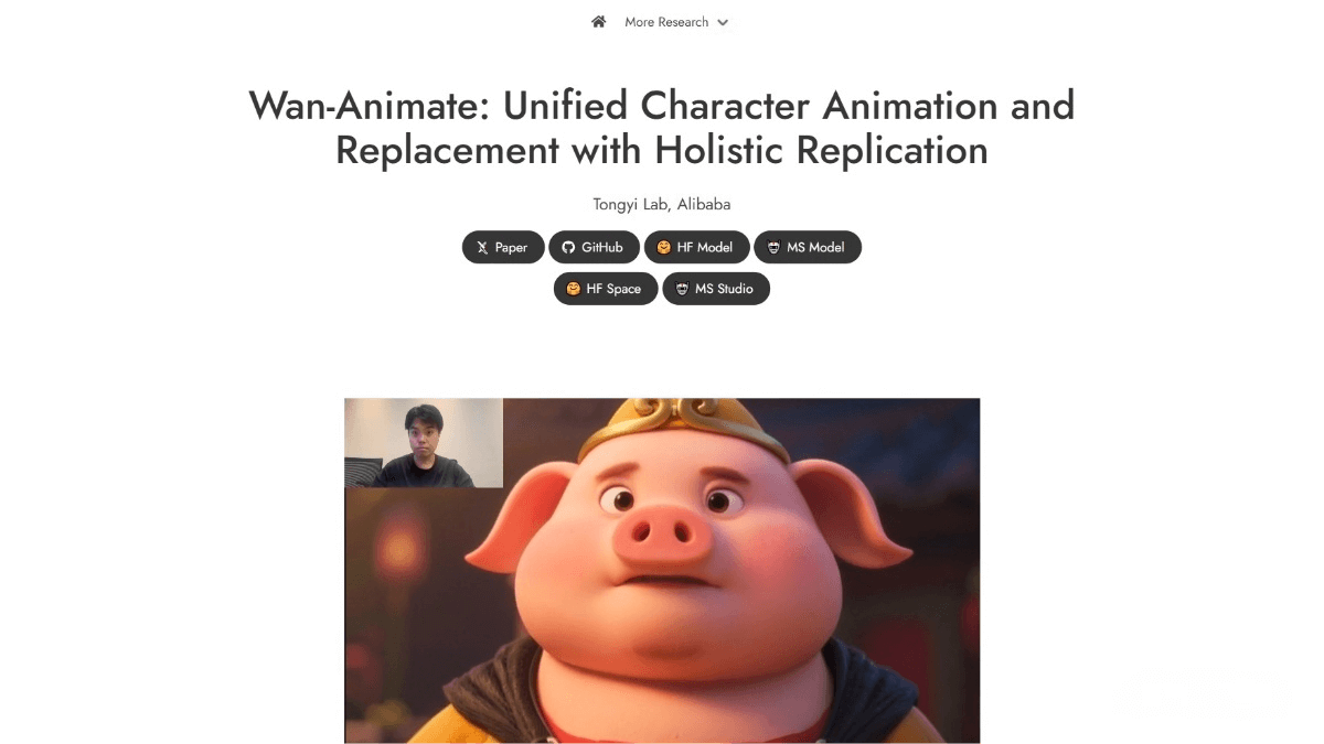 Wan2.2-Animate – Alibaba Tongyi’s open-source motion generation model