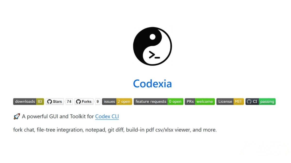 Codexia – An Open-Source AI Coding Desktop Application with Multi-Session Support