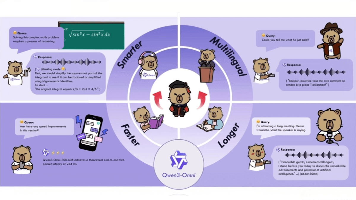 Qwen3-Omni – Alibaba Tongyi’s open-source native end-to-end multimodal large model