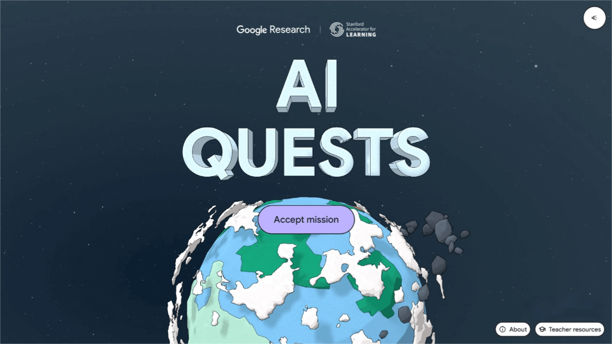 AI Quests – An AI Education Tool Co-Launched by Google and Stanford