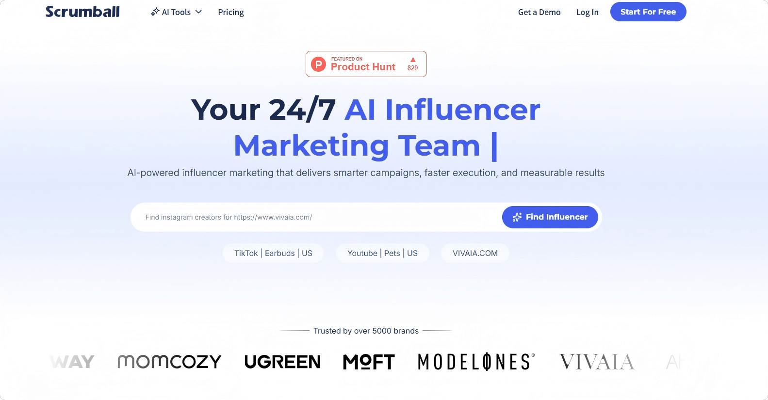 Scrumball – AI Marketing Platform Covering Global Social Media Platforms