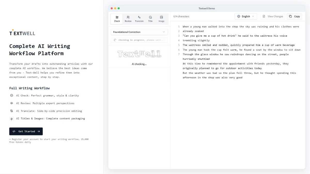 TextWell – AI Writing Assistant Tool for Multi-Angle Content Optimization