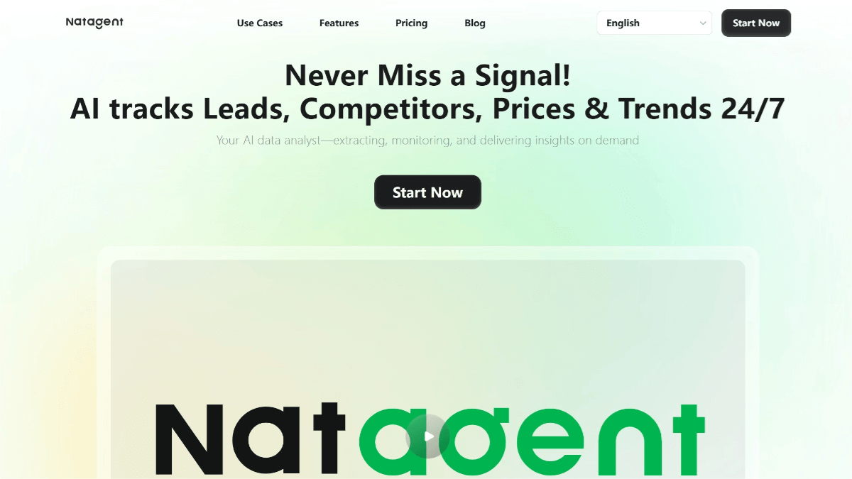 NatAgent – AI Data Intelligence Monitoring and Analysis Platform