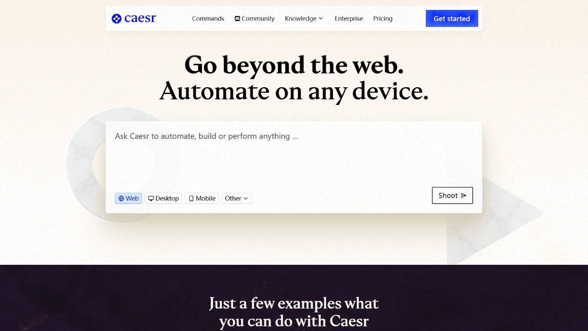 Caesr – An AI Automation Agent That Simulates Human Device Operations