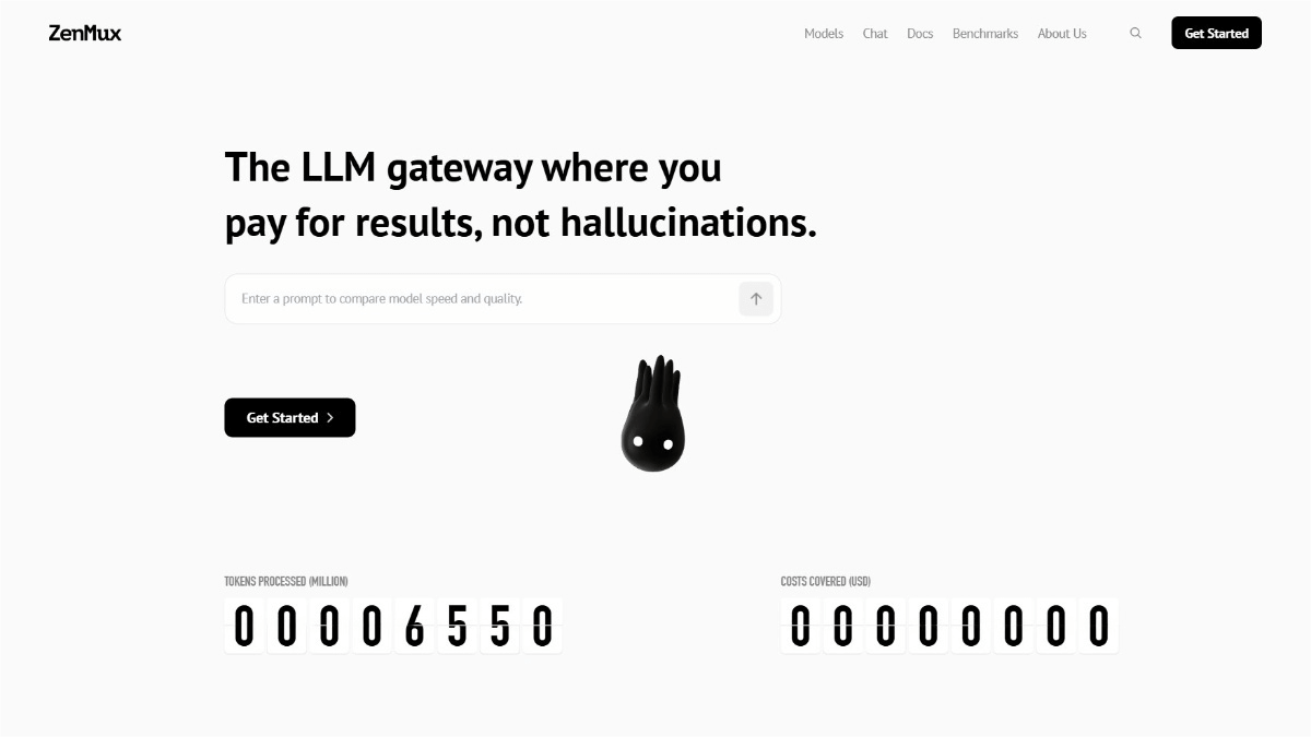 ZenMux – An AI model aggregation platform for one-click access to leading models worldwide
