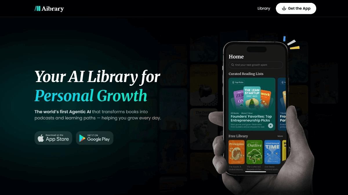 Aibrary – AI learning tool that can turn books into personalized podcasts