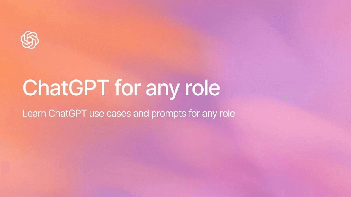 ChatGPT for any role – Prompt templates released by OpenAI