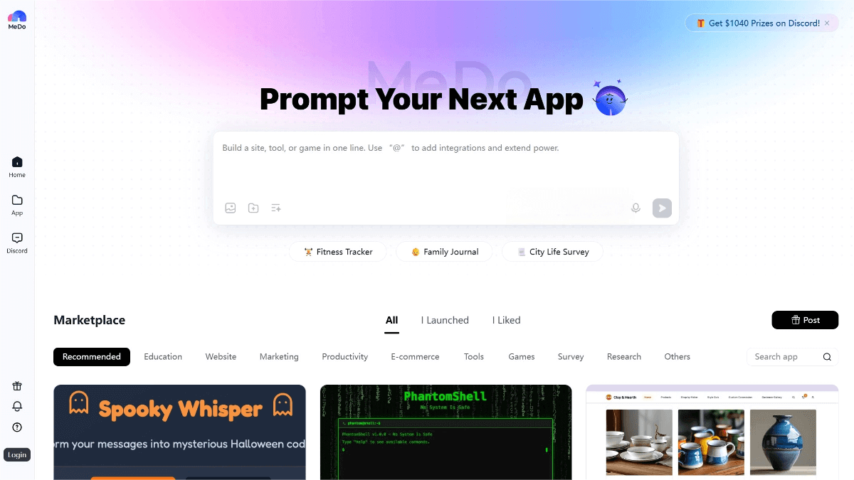 Medo – Baidu’s no-code AI application development platform, the overseas version of Miaoda
