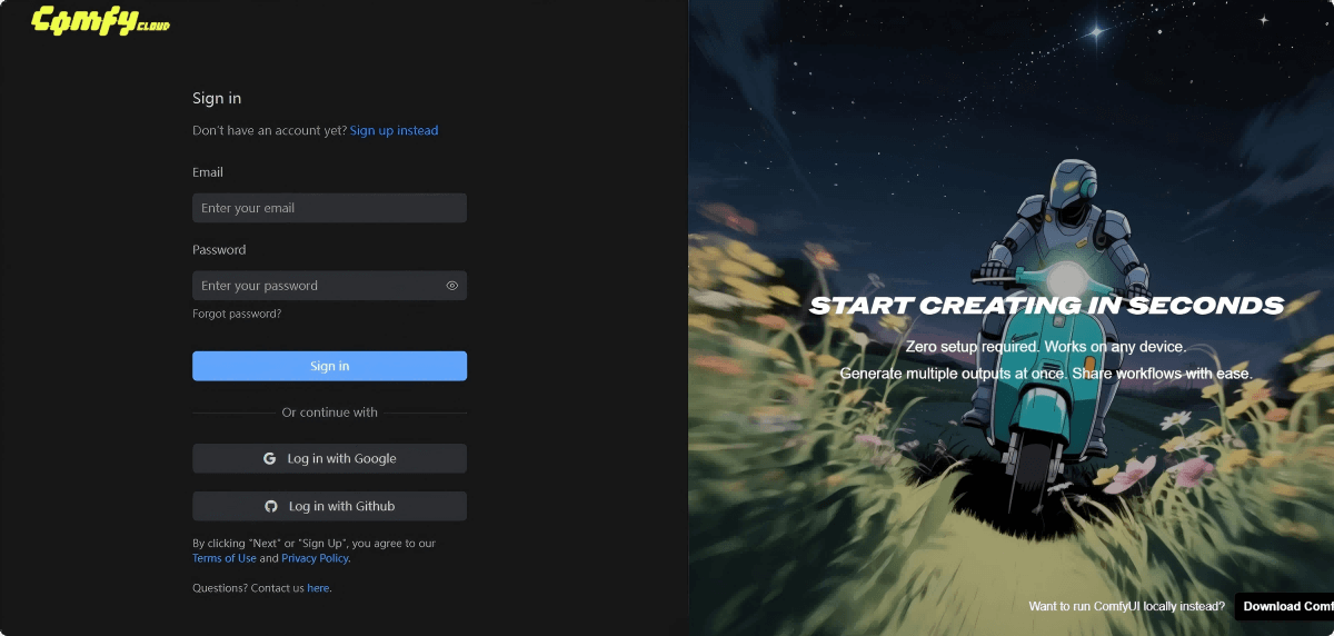 Comfy Cloud – A cloud-based AI creation platform launched by ComfyUI