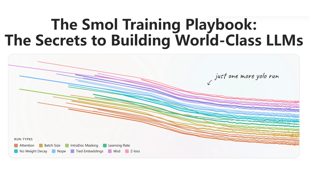 Hugging Face has released a detailed “Small Model Training Guide.”