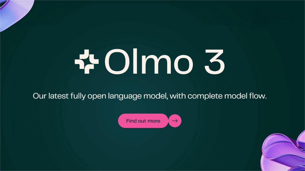 Olmo 3 – AI2’s latest open-source large language model series